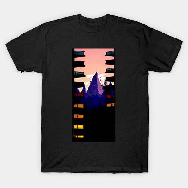 view building forest T-Shirt by Verisman